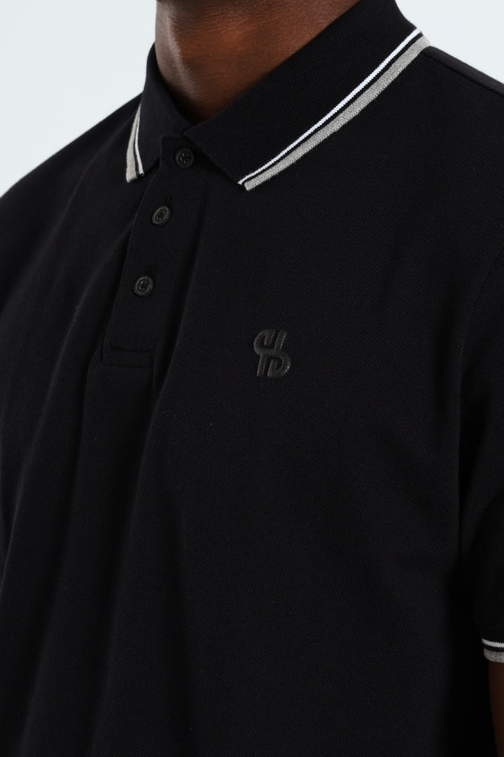 New Tipped Golfer - Black