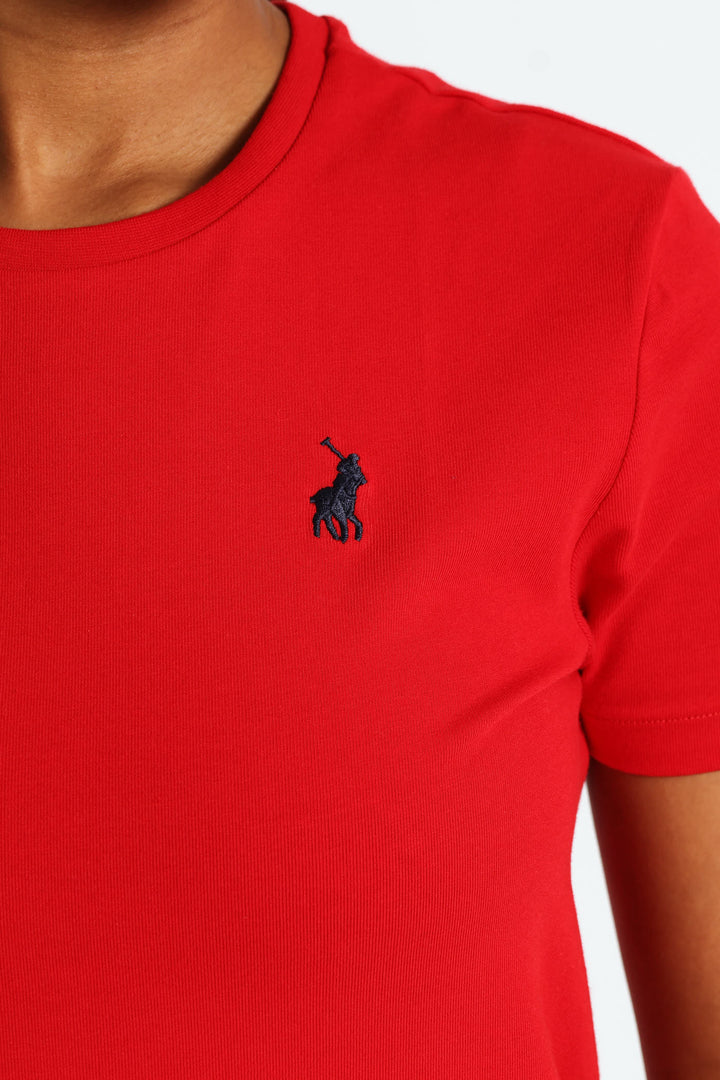 Girls Kelly Short Sleeve Tee - Red