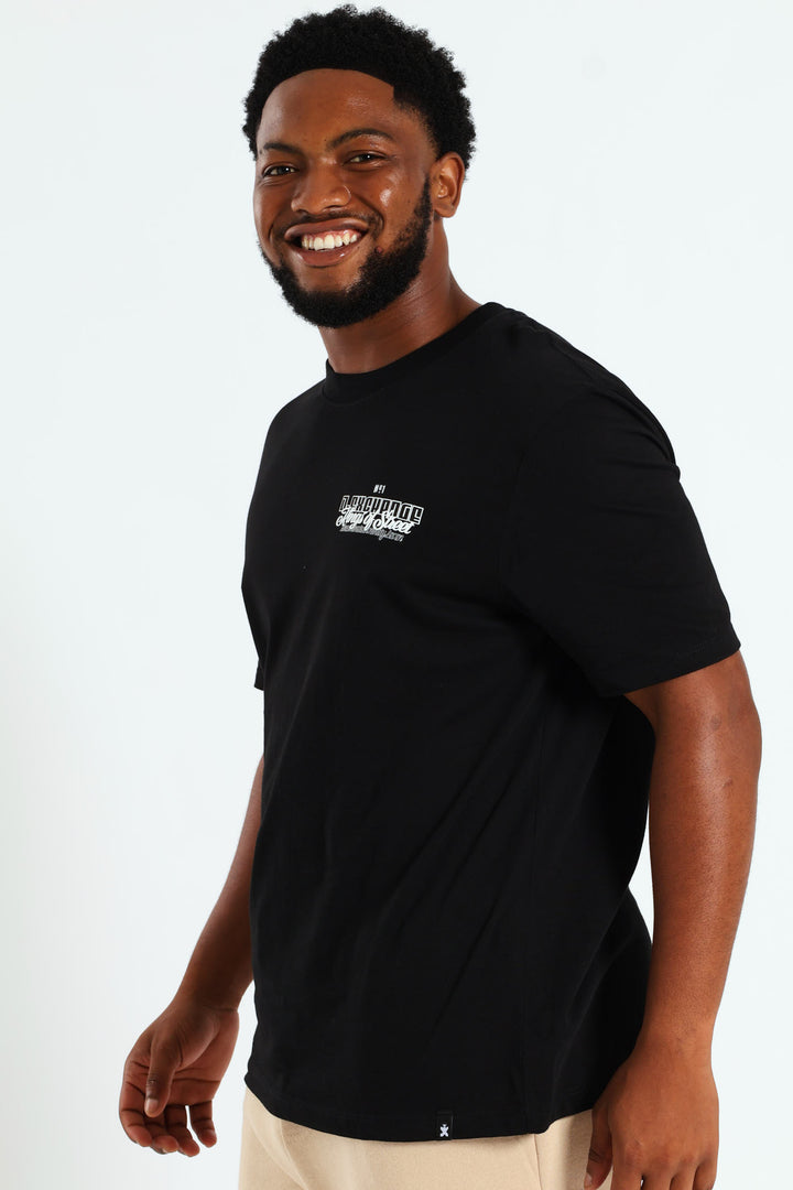Logo Print Tee - Black