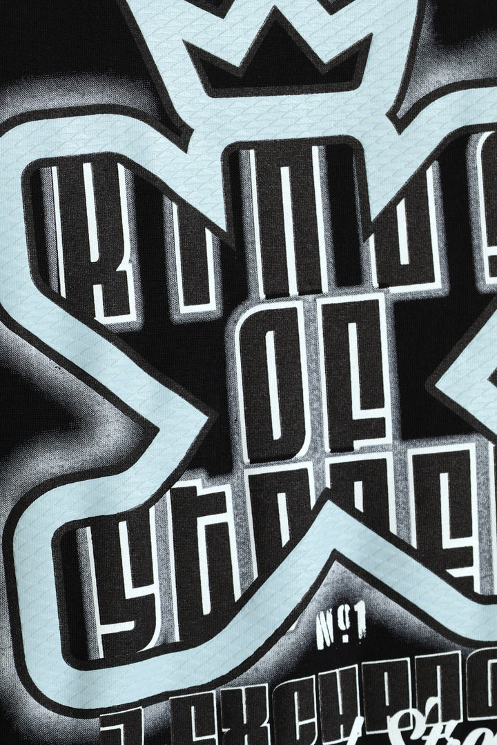 Logo Print Tee - Black