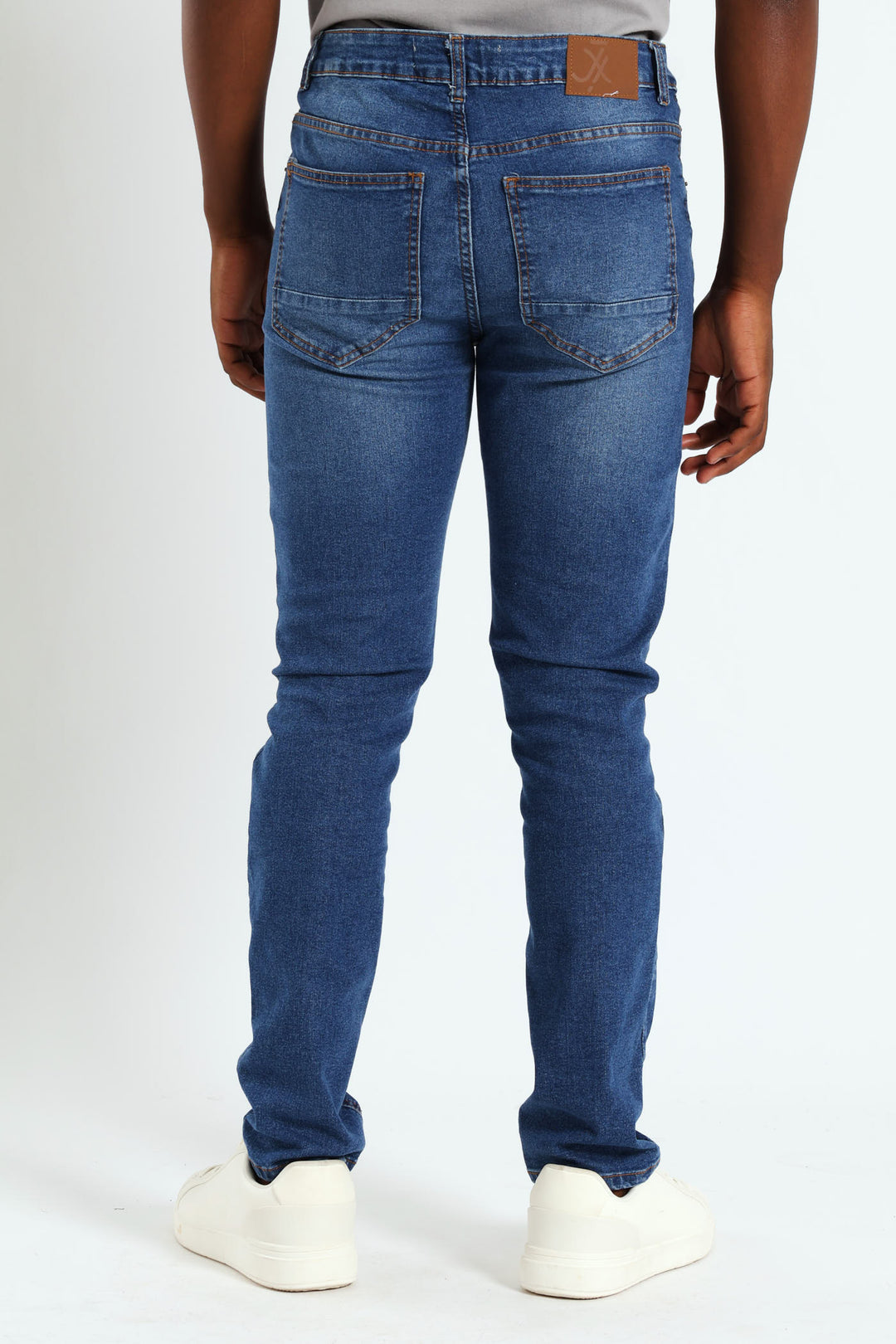 Super Skinny Ripped Denim - Dark Wash