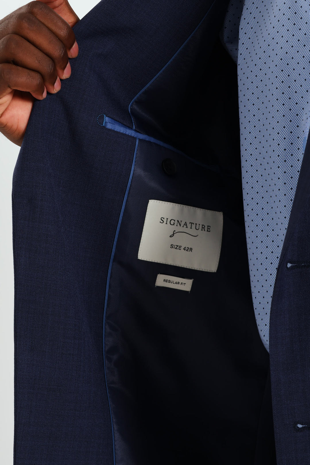 Regular Fit Essential Suit Jacket - Navy