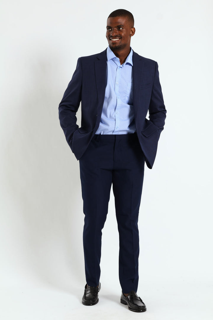 Slim Fit Essential Suit Trouser - Navy