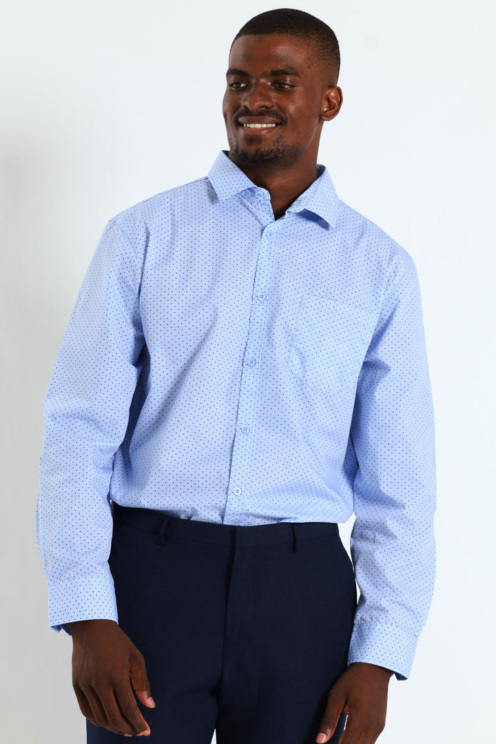 Geo Spot Shirt - Blue/Black