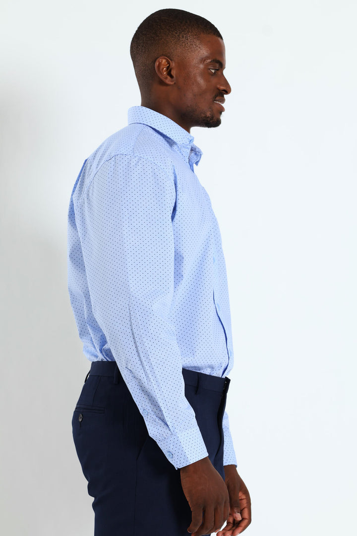 Geo Spot Shirt - Blue/Black