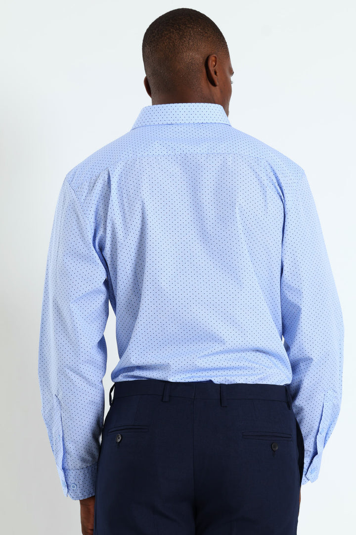 Geo Spot Shirt - Blue/Black