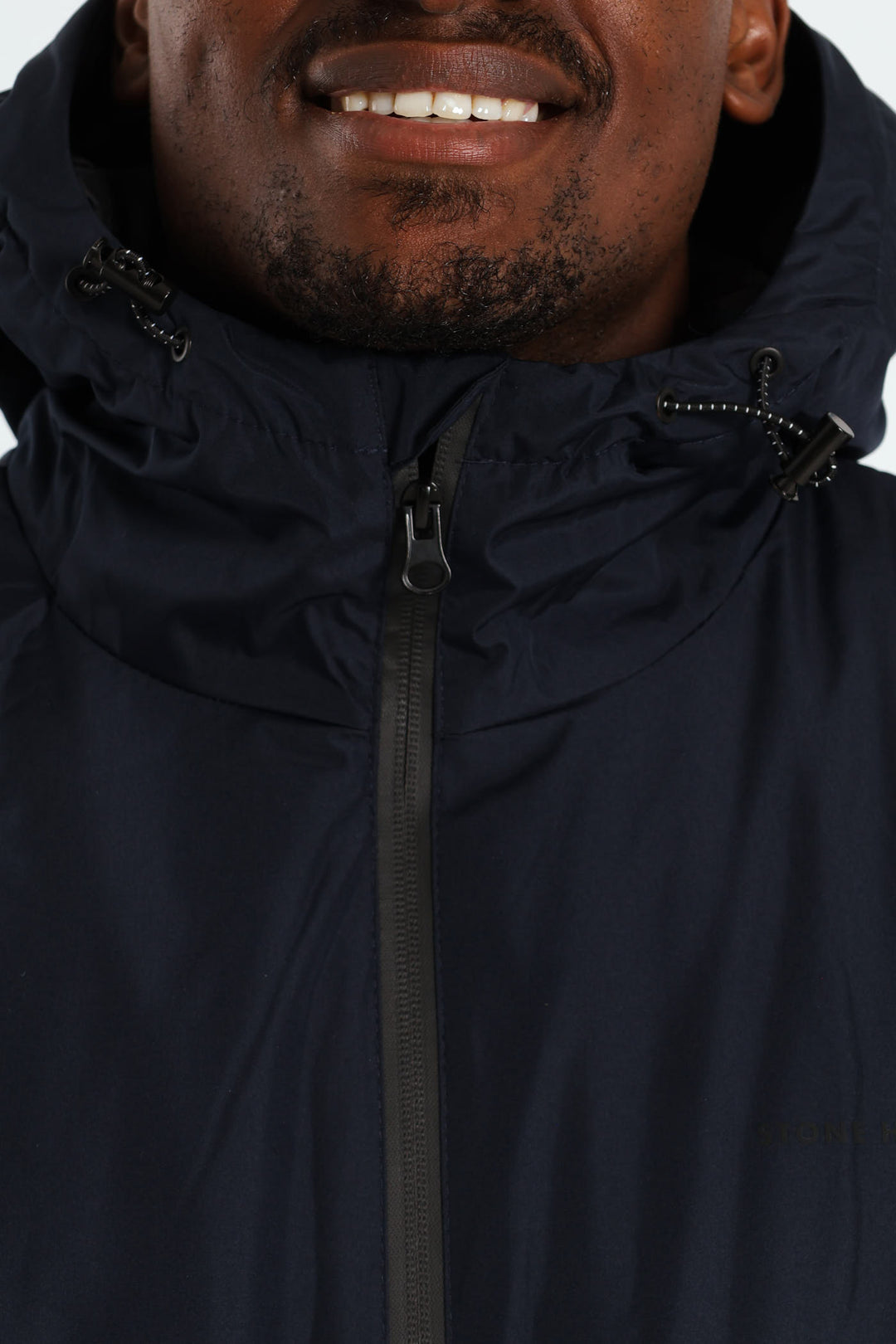 Hooded Shell Jacket - Navy