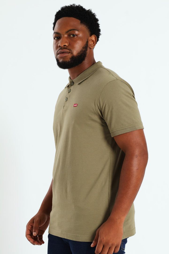 Hm Polo Za Tee - Olive