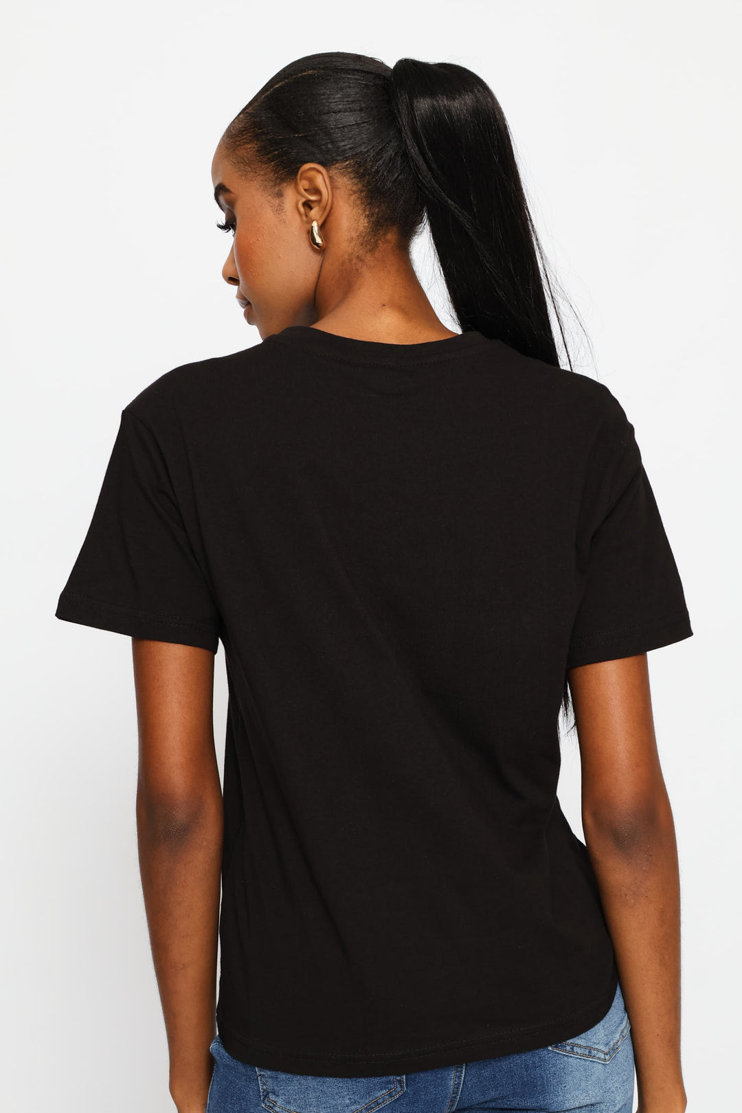 I Can & I Will Foil Regular Tee - Black