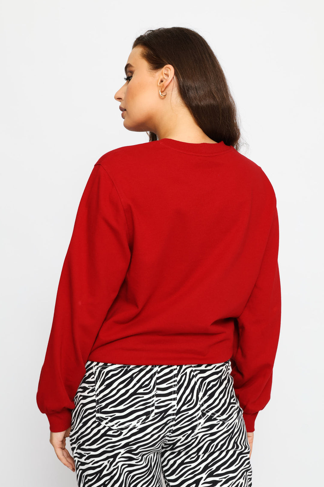 Long Sleeve Floral Cornelli Pullover - Rust
