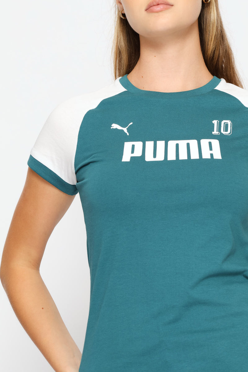 Sport Ringer Tee - Emerald