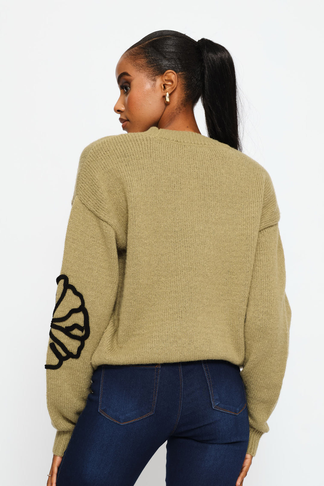 Cornelli Pullover - Artichoke Green