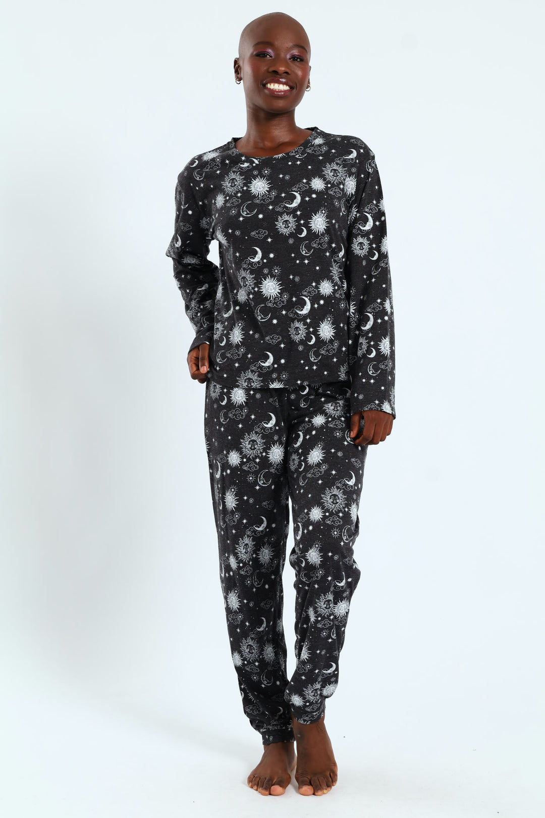 Celestial Knit Jogger - Charcoal Melange