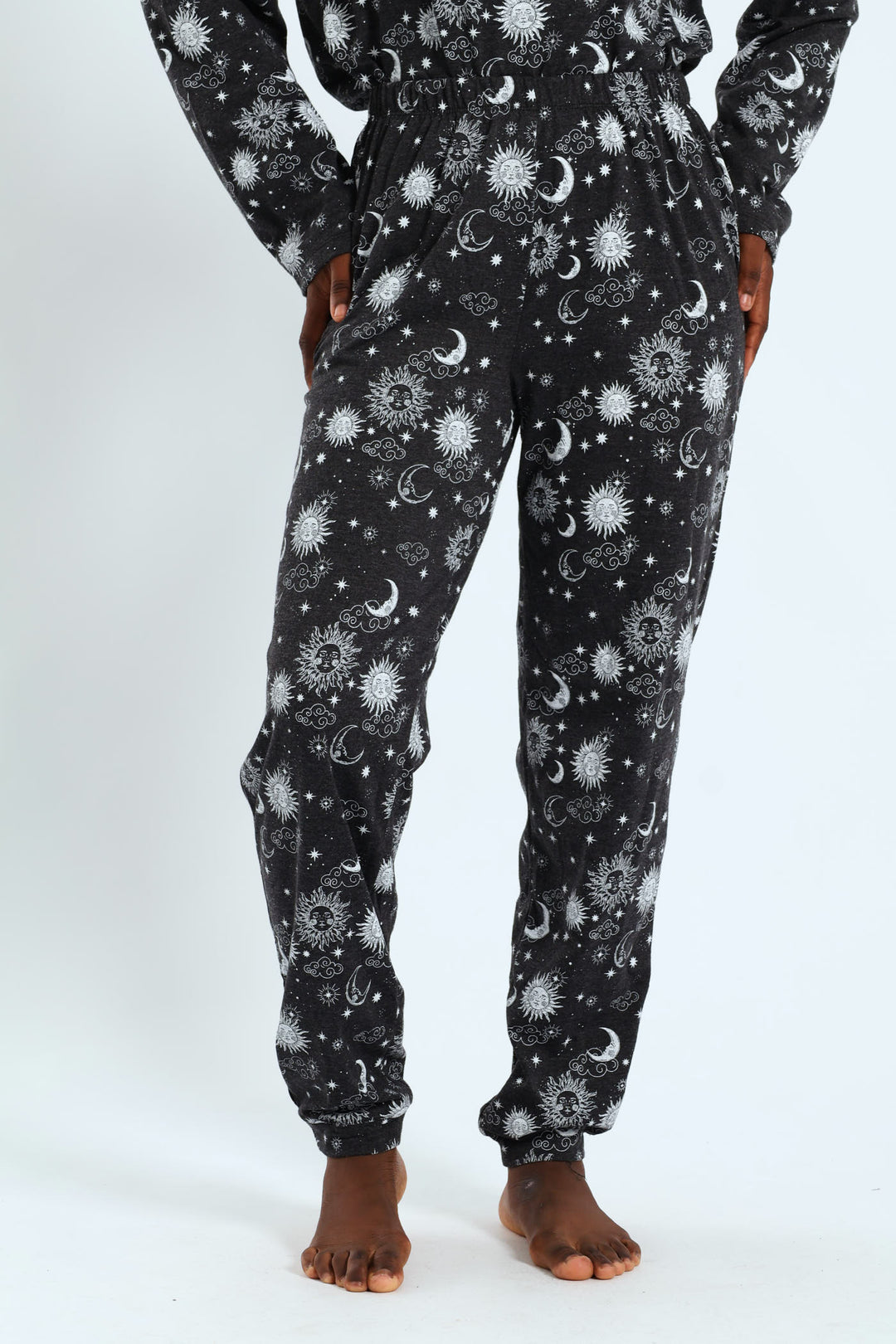 Celestial Knit Jogger - Charcoal Melange