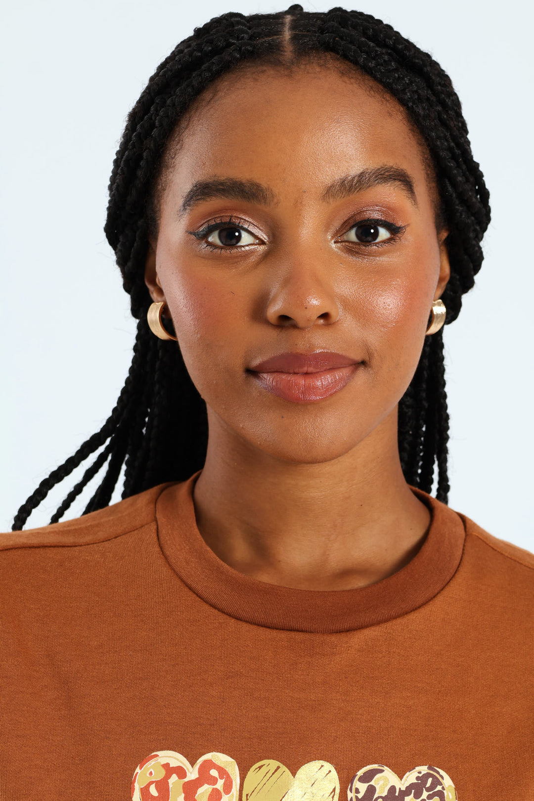 Fluted Earring - Gold