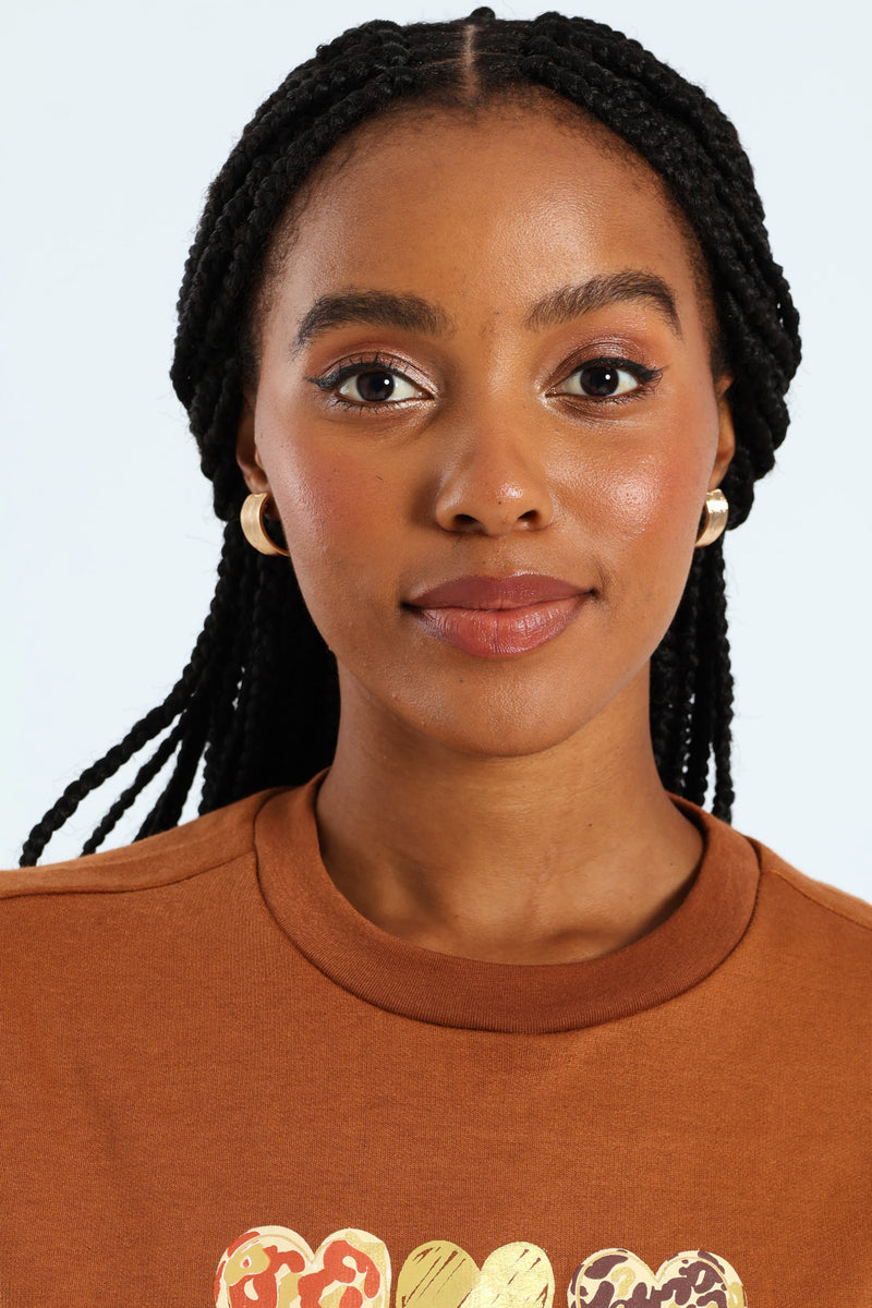 Fluted Earring - Gold