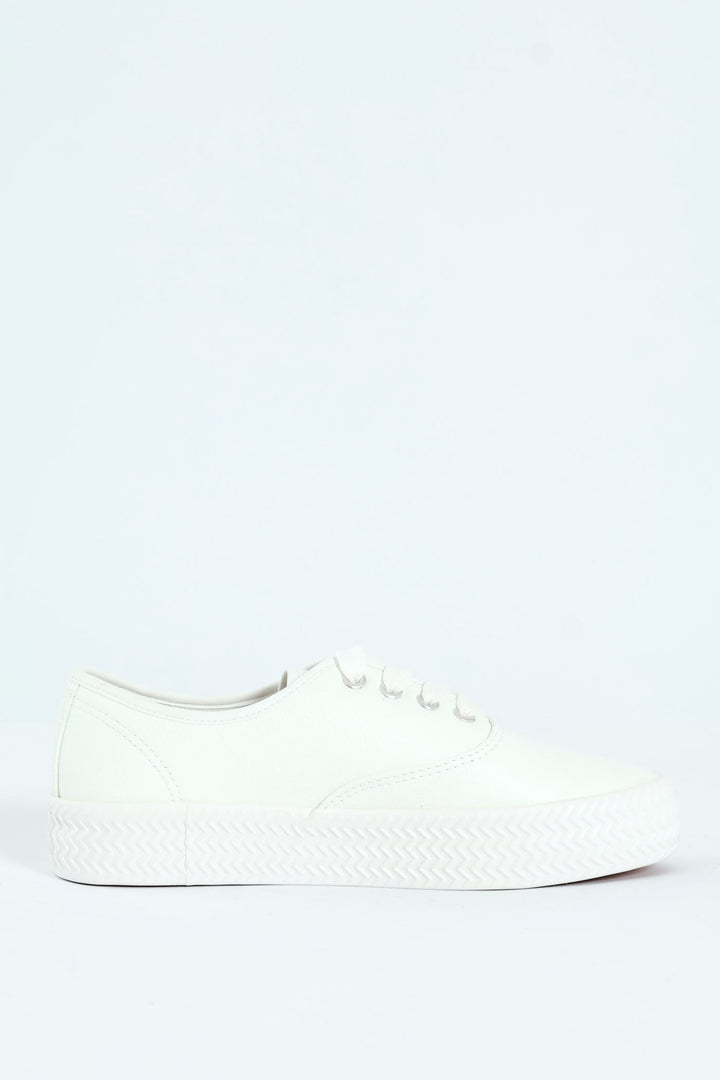 Esme Platform Sneaker - White