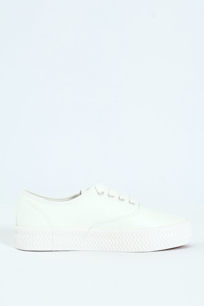 Esme Platform Sneaker - White