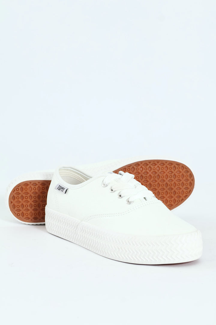 Esme Platform Sneaker - White