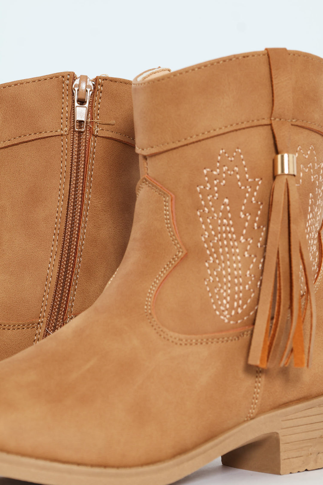 Girls Western Boot - Tan