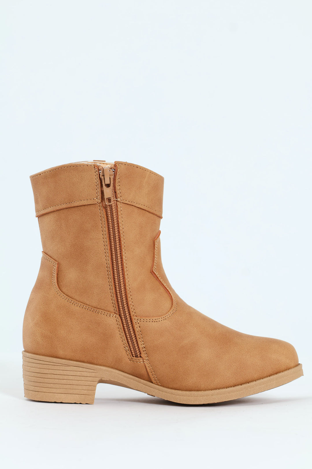 Girls Western Boot - Tan