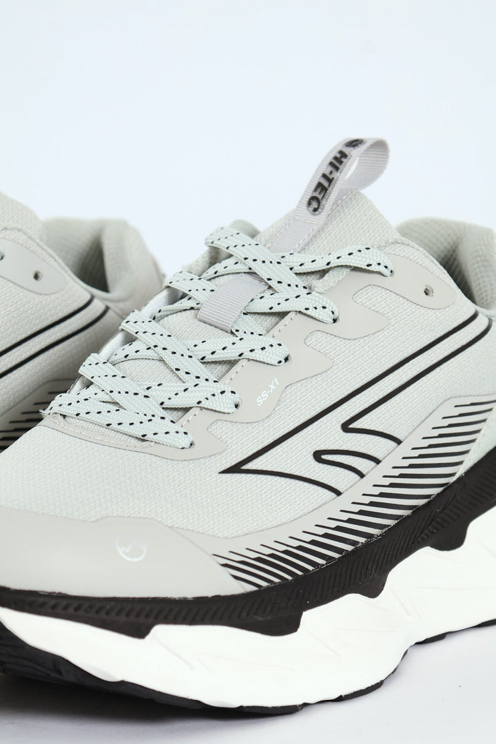 Komodo Lace Up Trainer - Grey