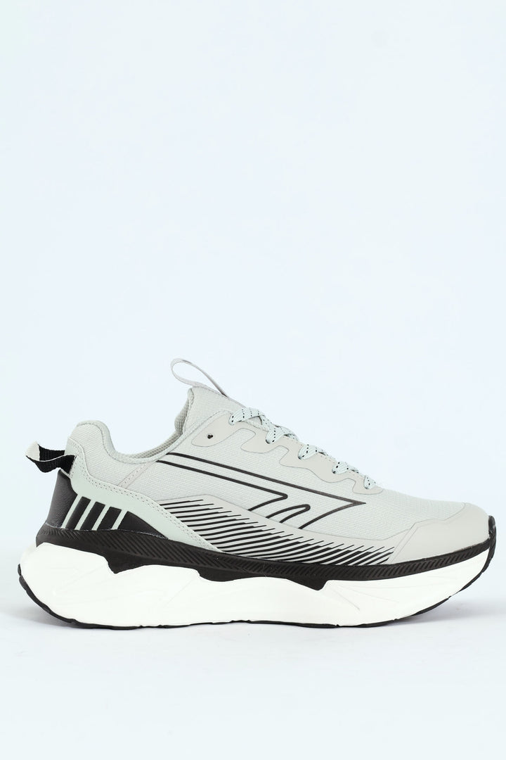 Komodo Lace Up Trainer - Grey