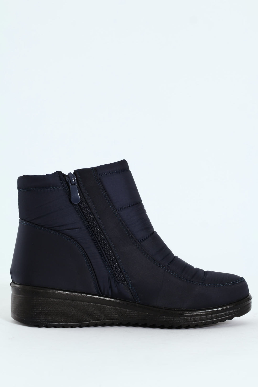 Christelle 2 Panelled Nylon Ankle Boot - Navy