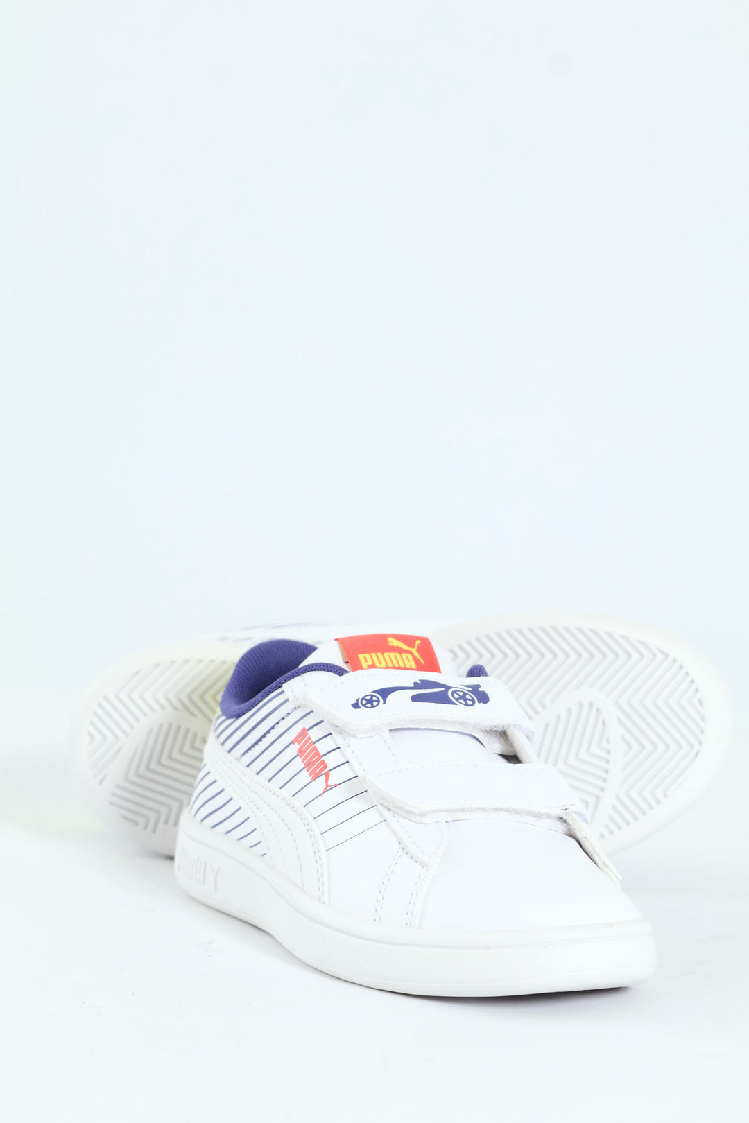 Pre-Boys Smash 3.0 Poised 2 Race Sneaker - White