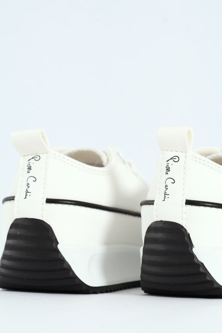 Girls Casey Platform Sneaker - White