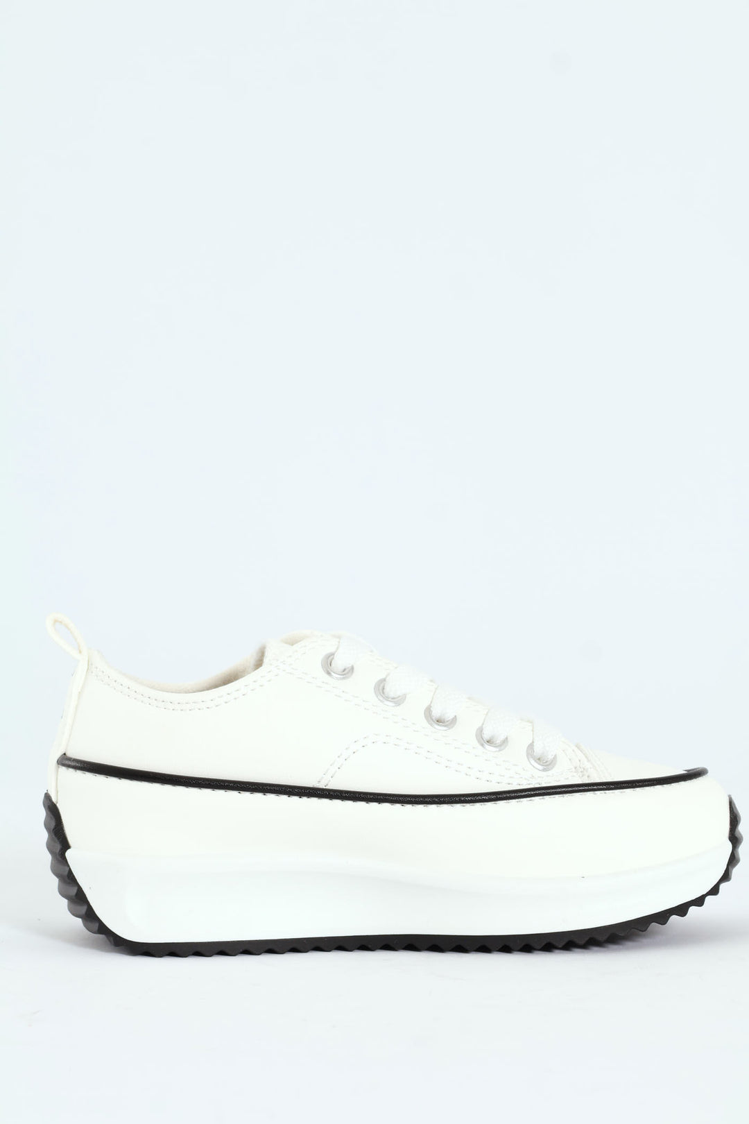 Girls Casey Platform Sneaker - White