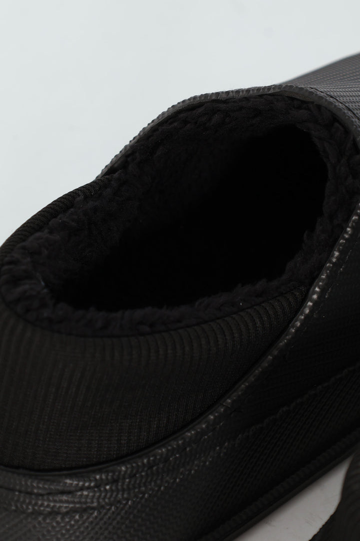 Closed Back Clog Slipper - Black