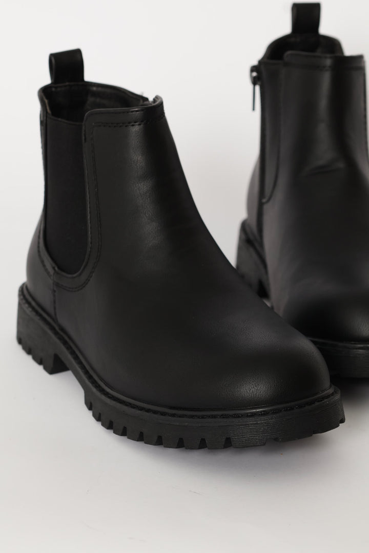 Boys Chelsea Boot - Black