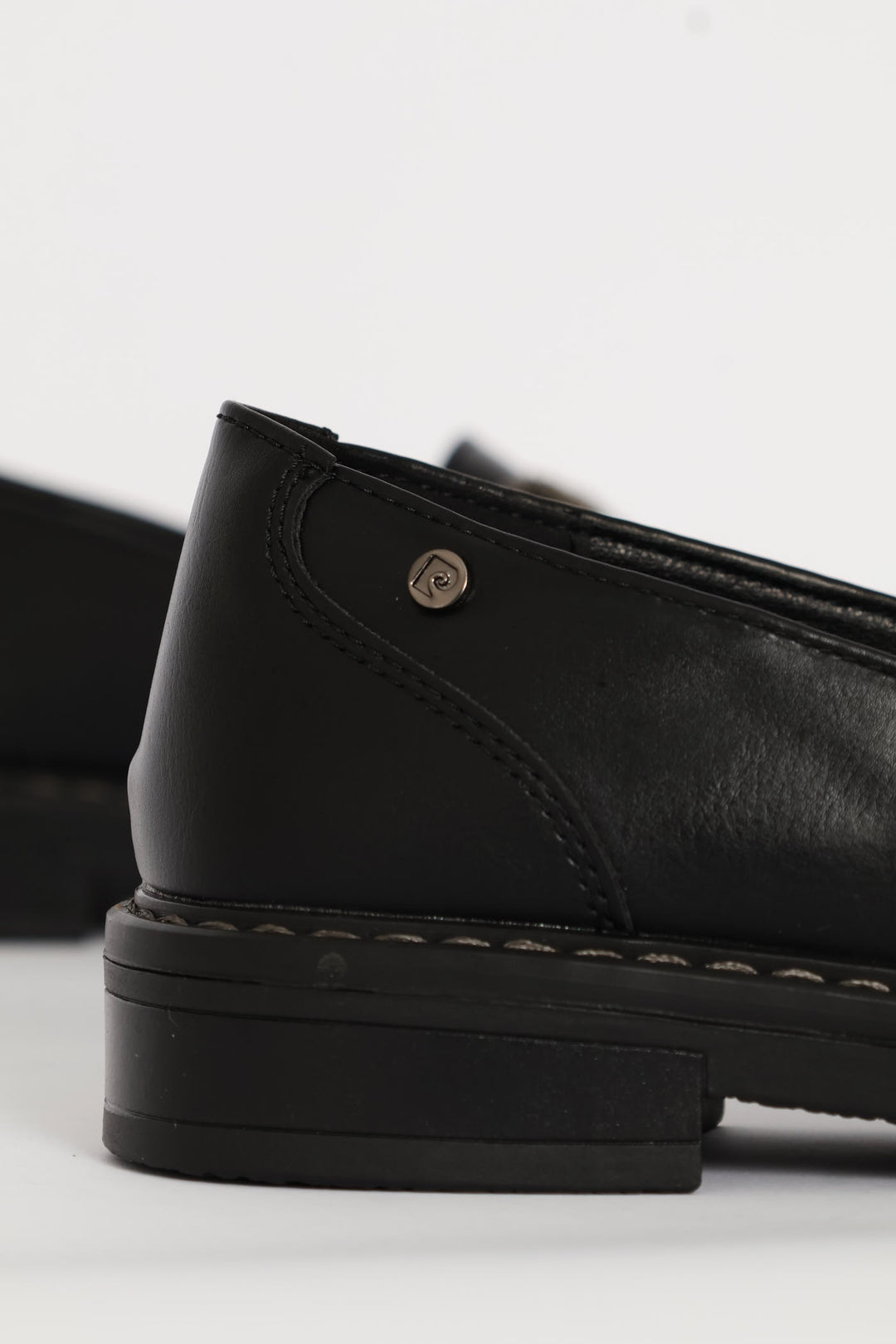Buckle Detail Loafer - Black