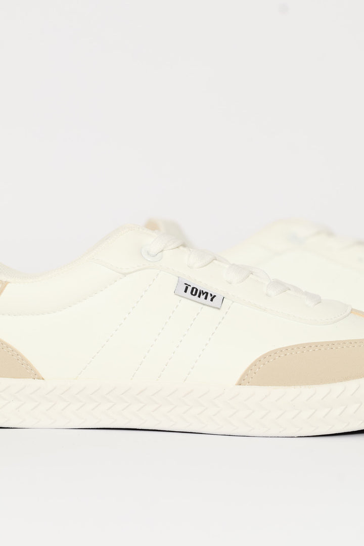 Pihu Lace Up Sneaker - White