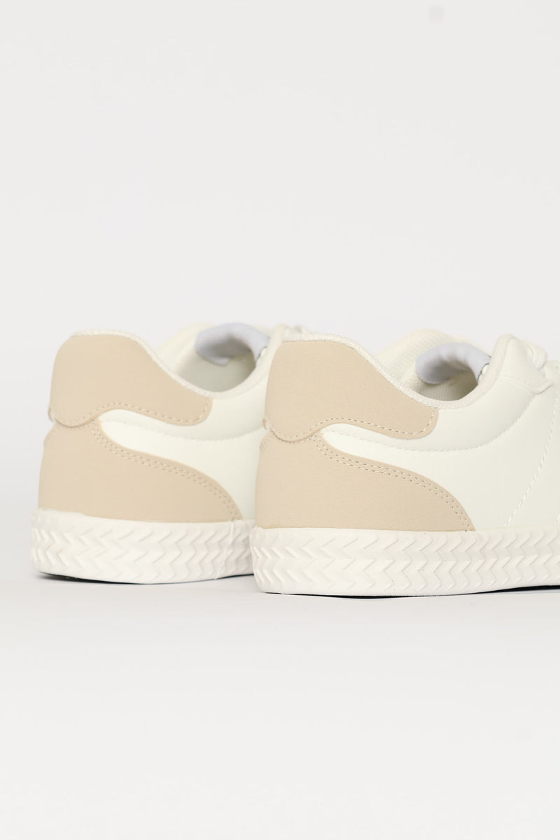 Pihu Lace Up Sneaker - White