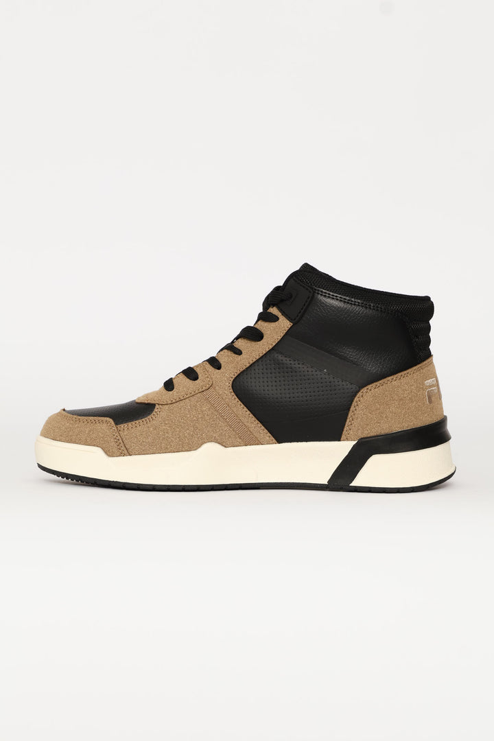 Lucian Hi Top Sneaker - Brown/Black