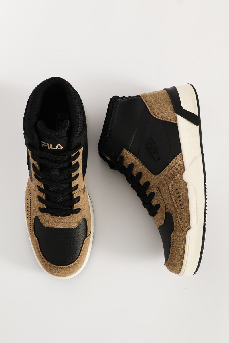 Lucian Hi Top Sneaker - Brown/Black