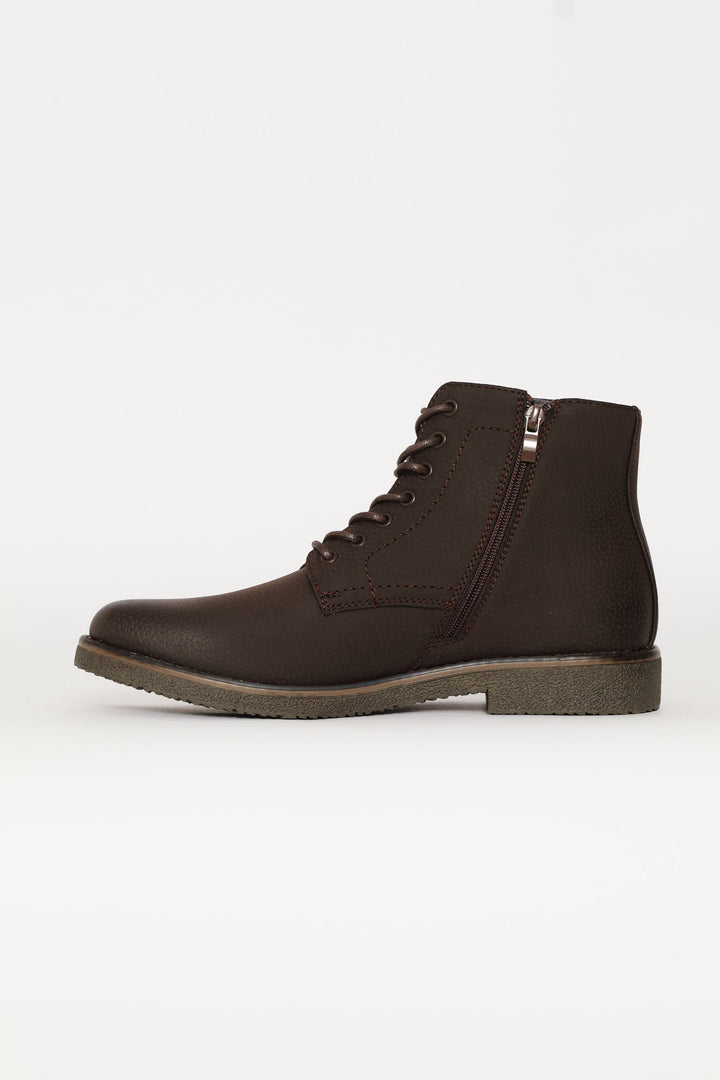 Windsor Lace Up Boot - Chocolate