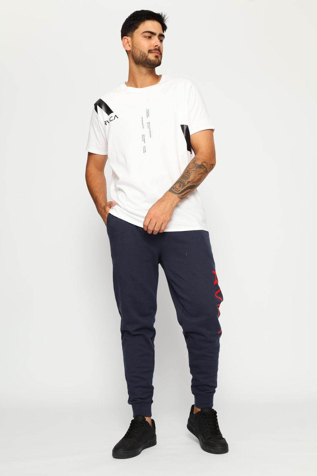 Big Embellished Trackpant - Navy