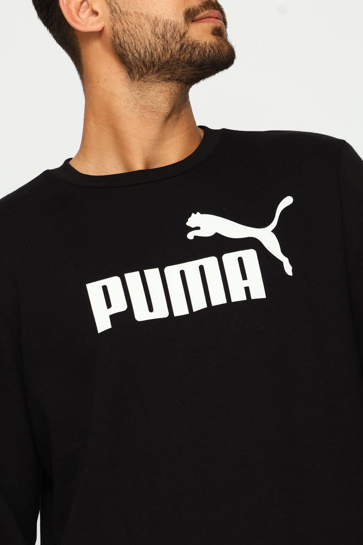 Essential No.1 Logo Crew Top - Black
