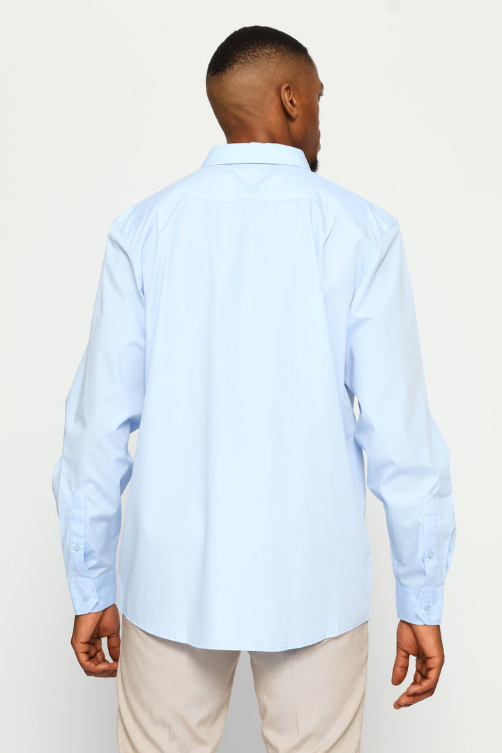 Easy Care Long Sleeve Shirt - Light Blue