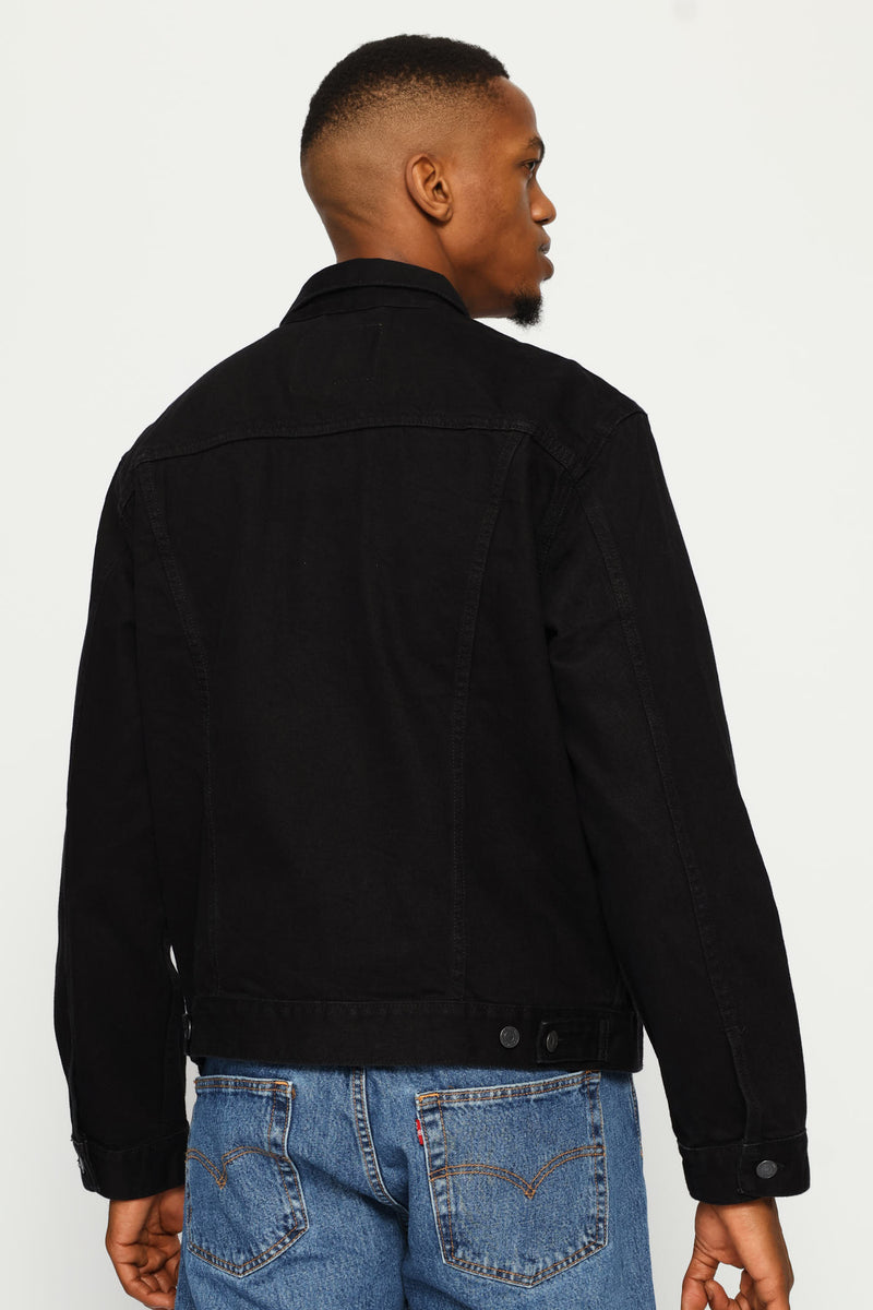 The Trucker Jacket - Black