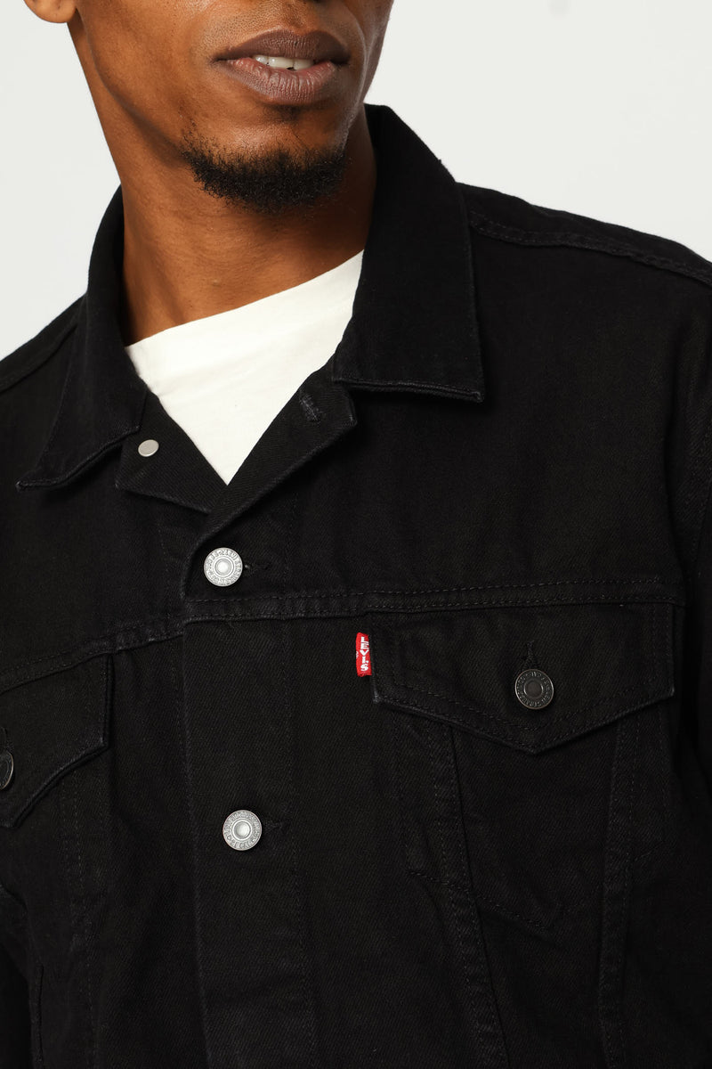 The Trucker Jacket - Black