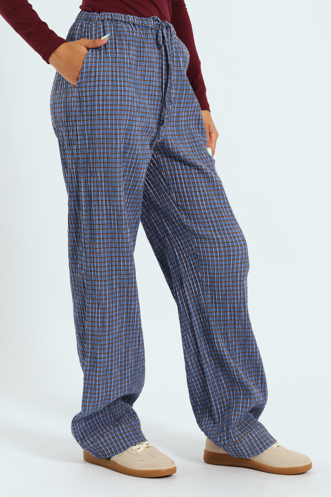 Relaxed Lounge Pants - Blue