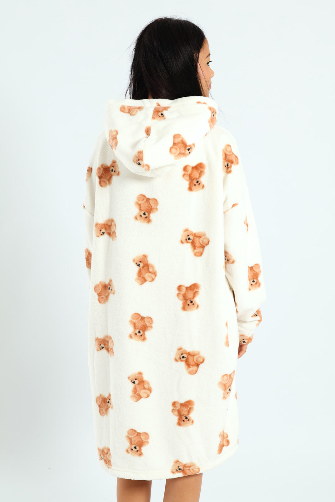 Oversized Cosy Teddy Snuggie - Cream