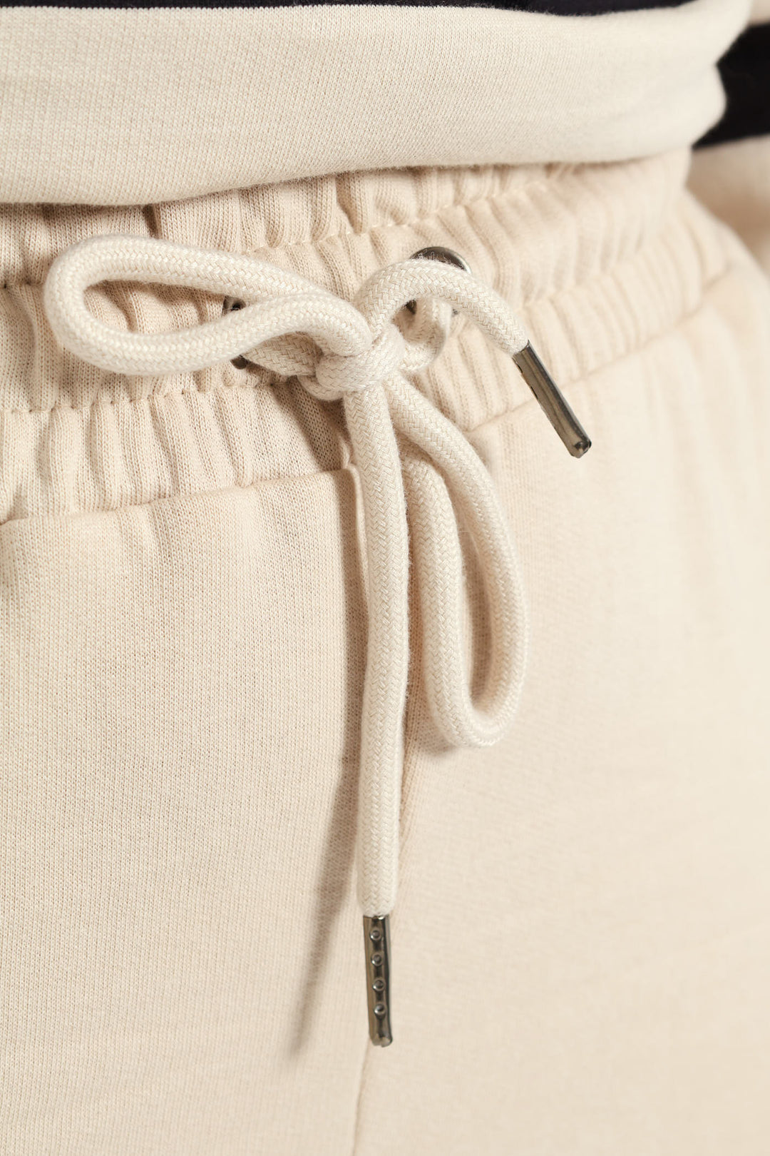Classic Fleece Cotton Jogger - Ivory