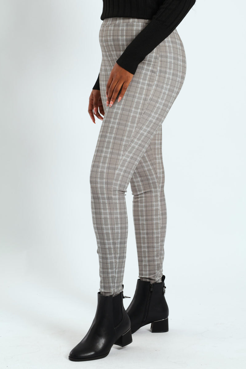 Printed Ponti Legging - Black/Charcoal