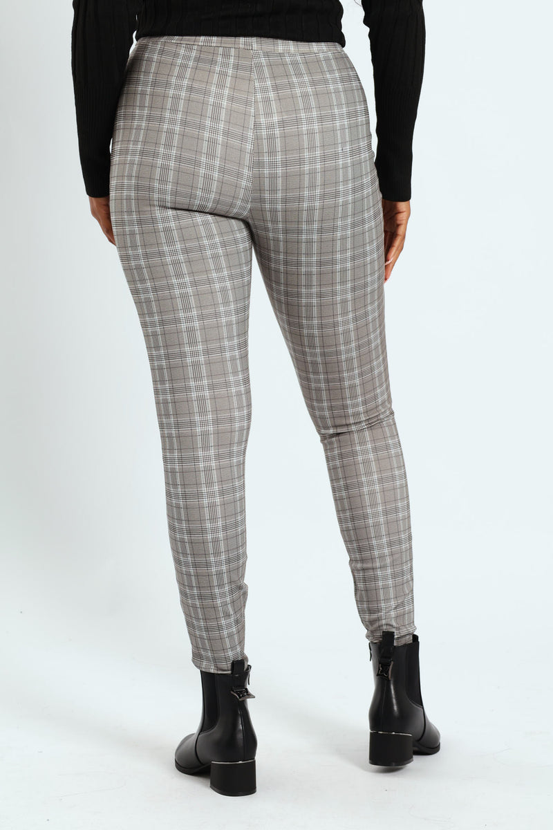 Printed Ponti Legging - Black/Charcoal