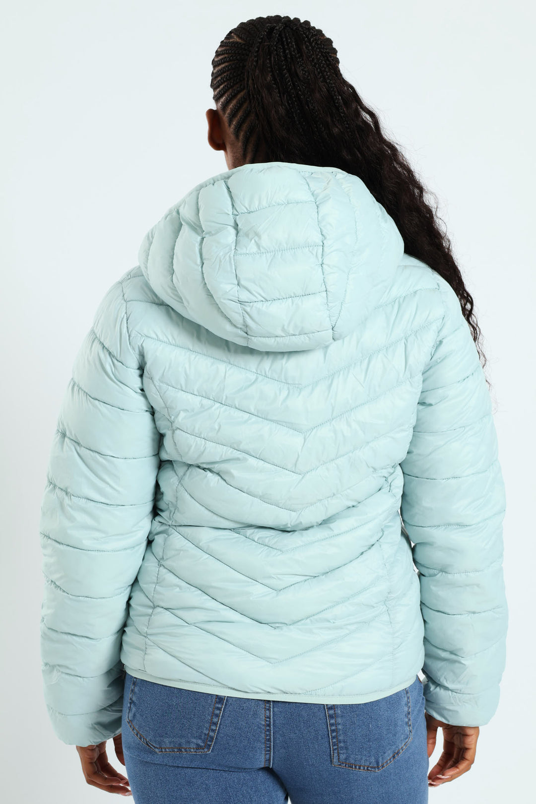 Classic Hooded Puffer - Duck Egg